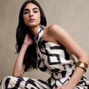 Banana Republic Silk Jumpsuit